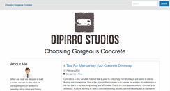 Desktop Screenshot of dipirrostudios.com